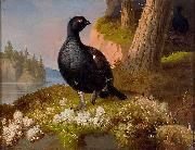 Ferdinand von Wright Black Grouses 1864 France oil painting artist